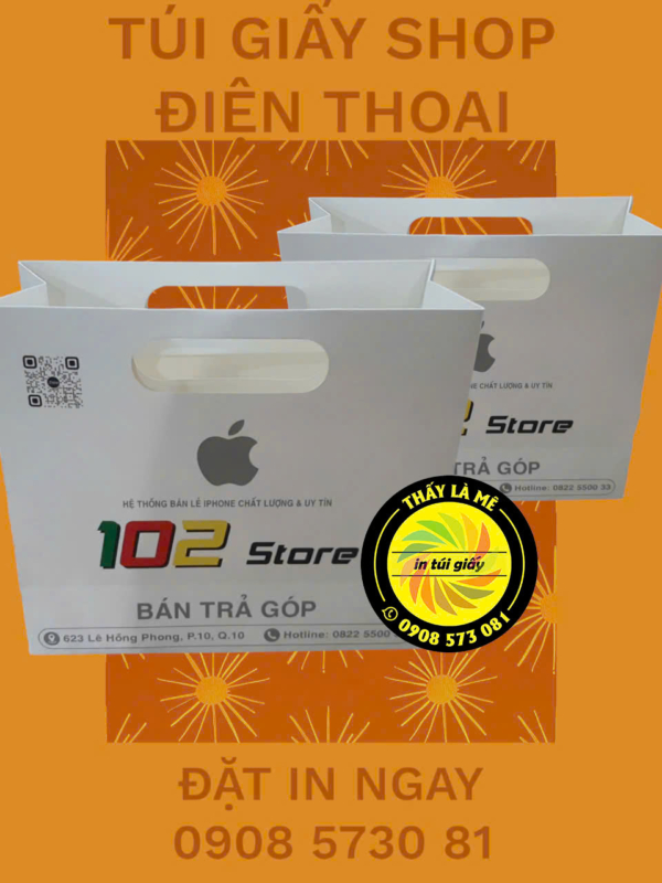 In Túi giấy Shop Điện Thoại - Hình ảnh 7